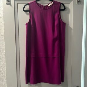 Loft sheath dress with exposed zipper, perfect for the working woman